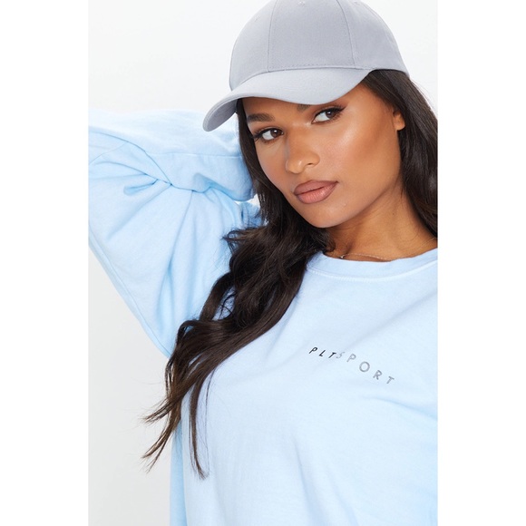 Light Grey Woven Baseball Cap - Picture 1 of 9